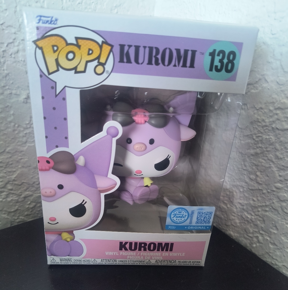 Funko Pop! Kuromi Cow Cosplay 138 Hello Kitty And Friends Sanrio Vinyl Figure